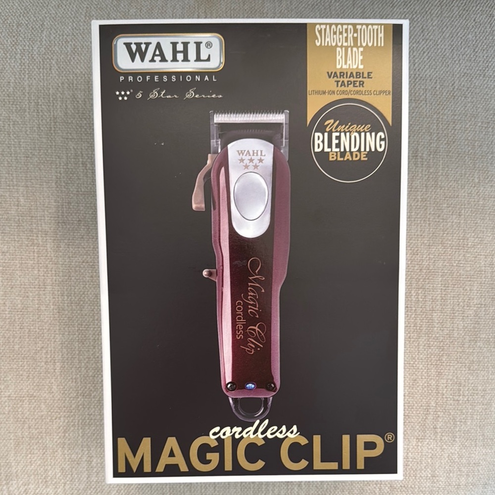 WAHL Professional 5-Star Magic Clip Cordless Clipper 8148 Factory Sealed